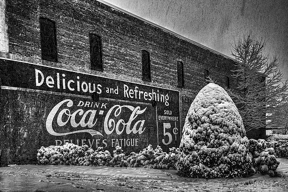 Coca Cola Sign in New Albany, MS