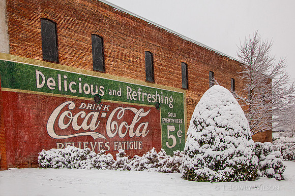 Coca Cola Sign in New Albany, Mississippi